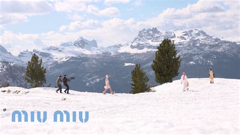 Welcome to Cortina! Backstage at the Miu Miu 